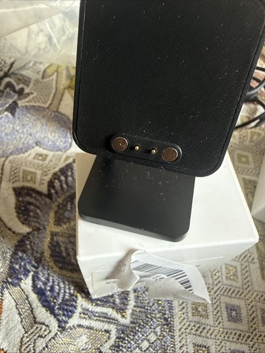 Black smart watch usb charging - black,